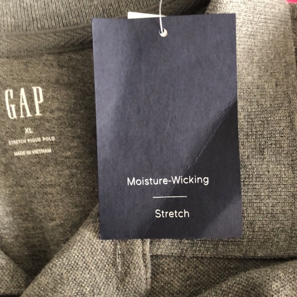 Gap Stretch Pique Moisture Wicking Polo Sz XL - Picture 4 of 8
